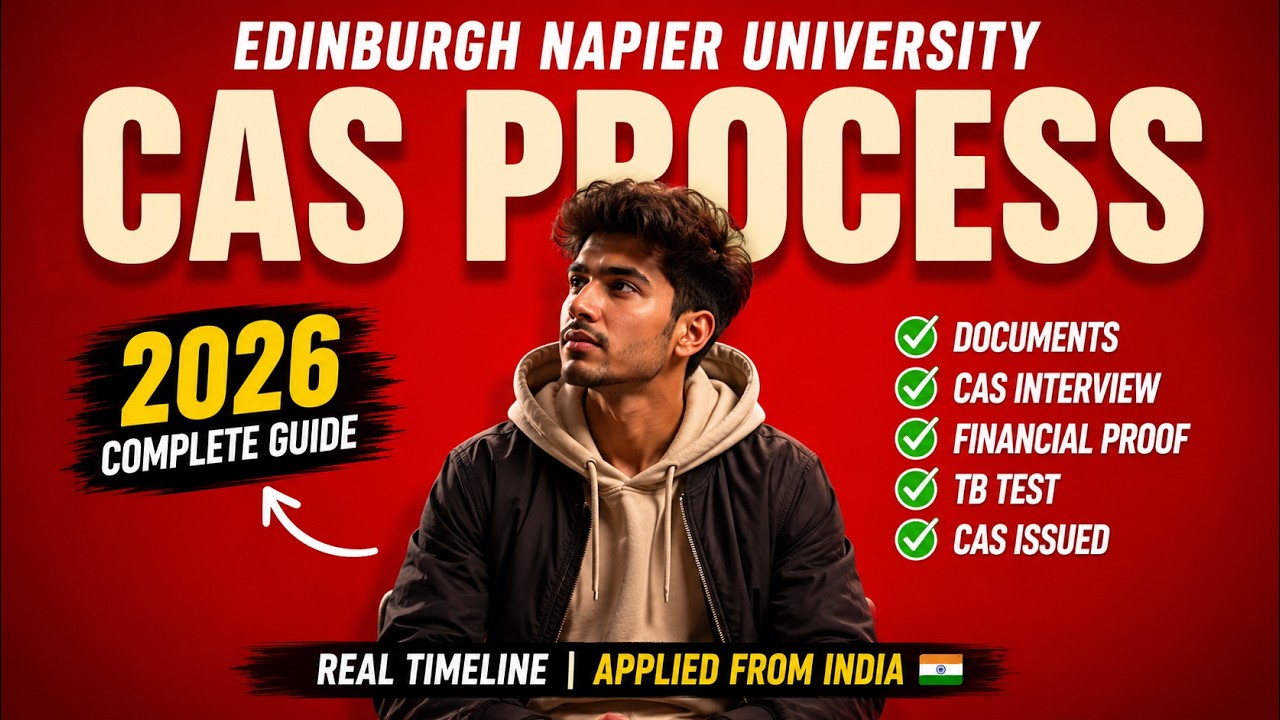Edinburgh Napier University CAS Process 2026 | Complete CAS Shield Documents, Interview & Funding
