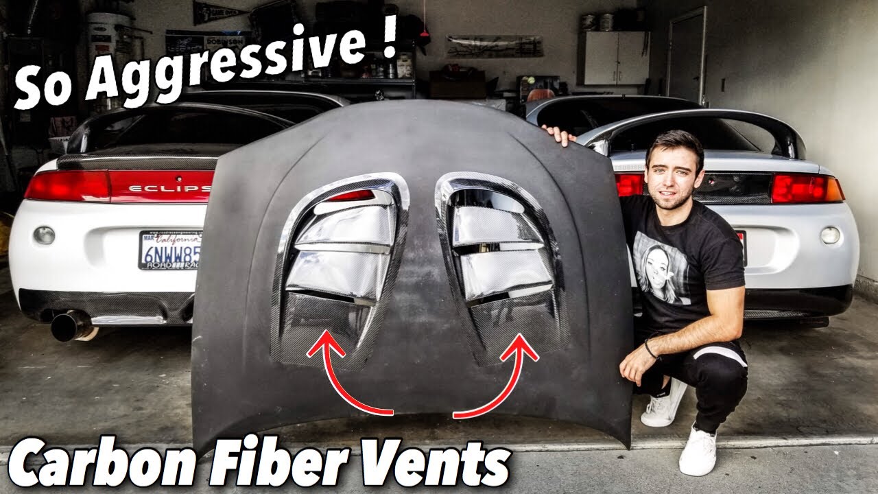 My 1999 TURBO DSM Gets CARBON FIBER Hood Installed! (Looks INSANE)