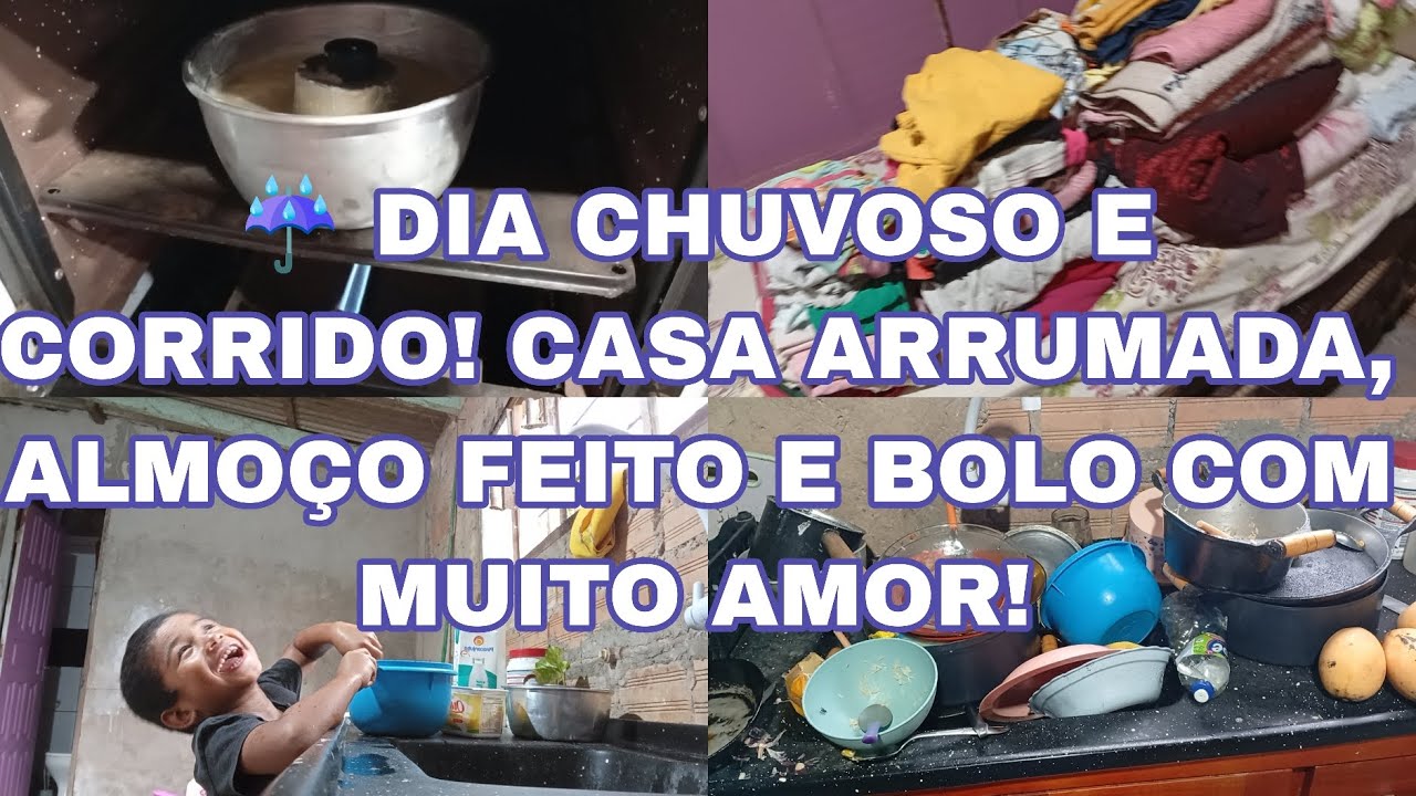 ☔😮‍💨 DIA CHUVOSO E NA CORRERIA! ORGANIZAÇÃO, ALMOÇO E BOLO COM MUITO AMOR!