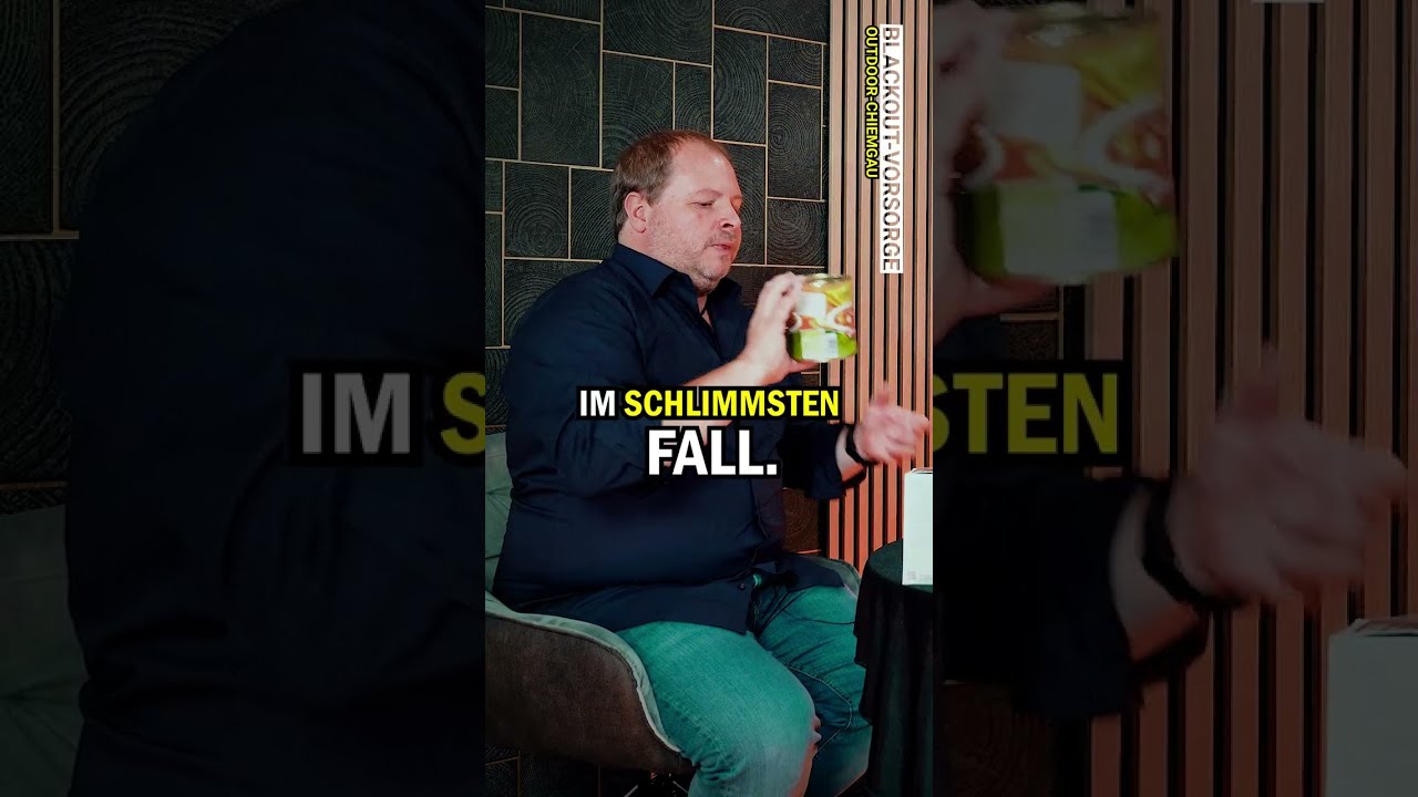 NOTFALL-NAHRUNG: TIPPS VOM PROFI🥫