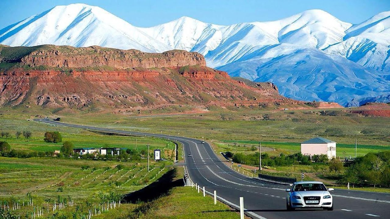 Дорога из Баку в Шемаху.Невероятные пейзажи.Bakıdan Şamaxıya gedən yol.İnanılmaz mənzərələr.
