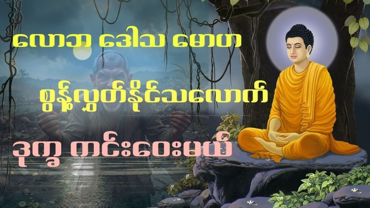 လောဘ ဒေါသ မောဟ စွန့်လွှတ်လေ ဒုက္ခကင်းဝေးလေ