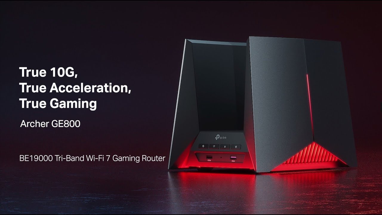 BE19000 Tri-Band WiFi 7 Gaming Router &mdash; Archer GE800