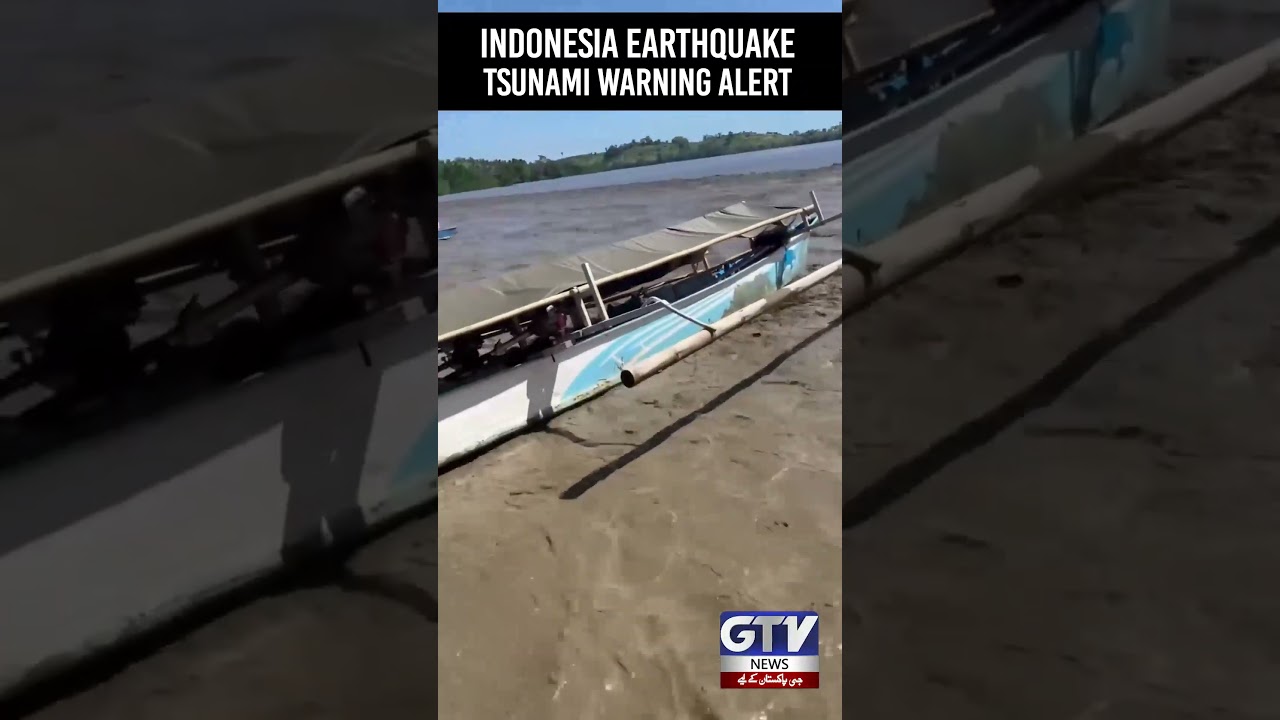 Indonesia Earthquake Today | Tsunami Alert Issued | #indonesia #earthquake #tsunami #shorts #gtvnews