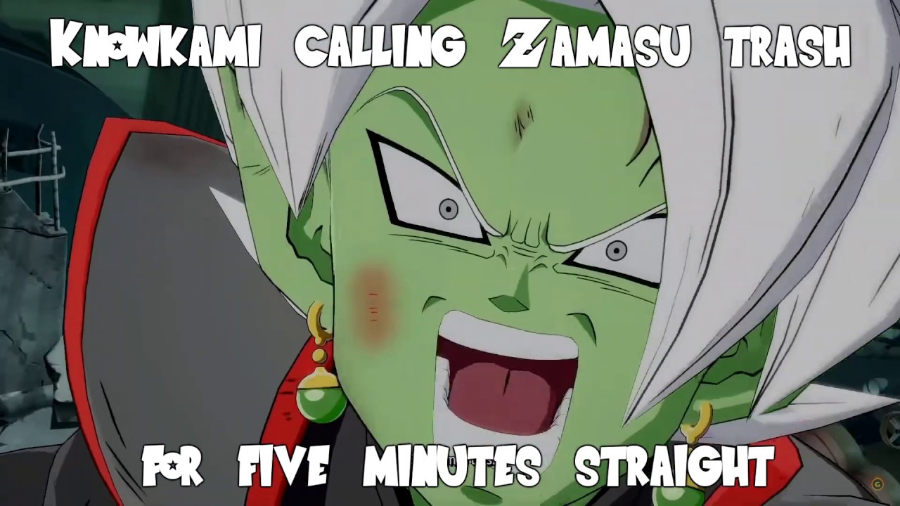 Knowkami calling Zamasu trash for five minutes straight