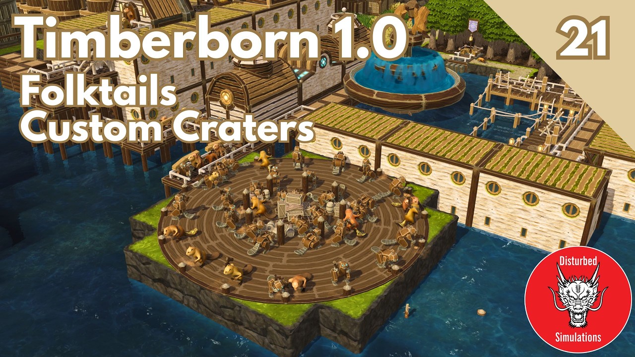 TIMBERBORN 1.0 | Episode 21 | Custom craters map