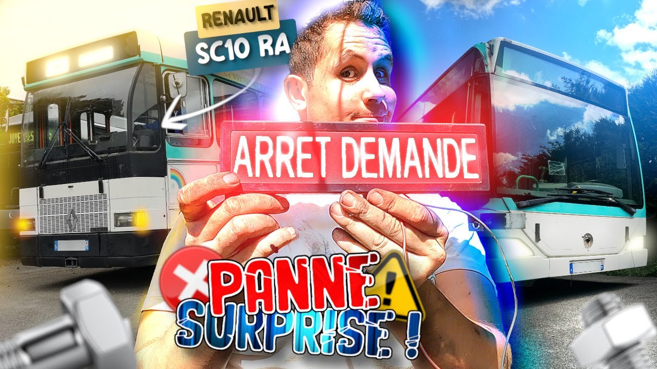 [VLOG] LA PANNE SURPRISE😱DU BUS SC10 DE PARIS ! On TERMINE ENFIN LE BUS CITARO !