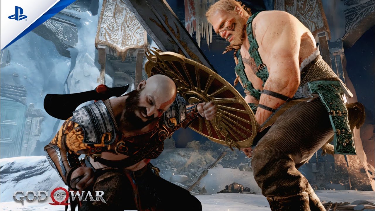 KRATOS VS THOR SONS BOSS FIGHT GAMEPLAY 4K | GOD OF WAR 