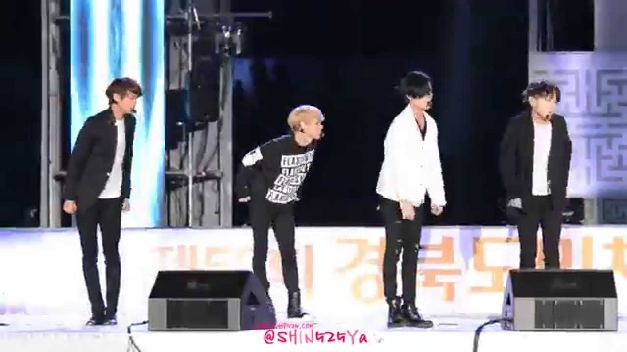 140829 경북도민체육대회 SHINee(종현,키,민호,태민) - Sherlock