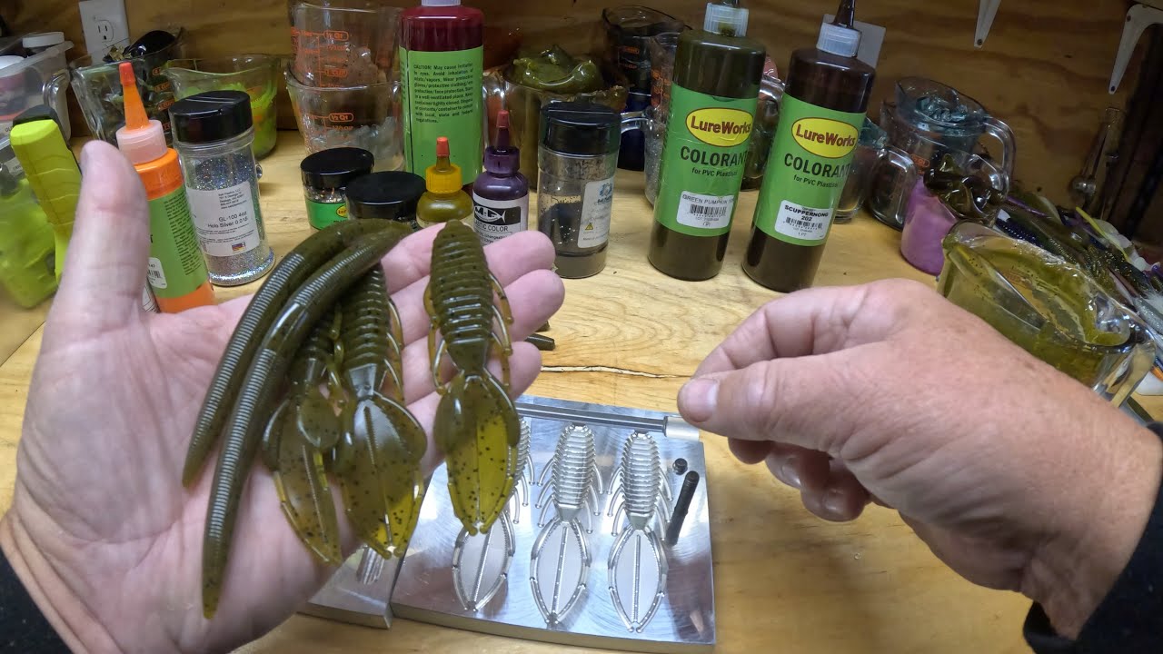 Making your own soft plastic baits