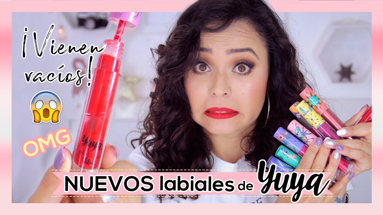 YUYA NUEVOS LABIALES ¿Salen vacíos? 😱 💄 💋 *Fabi Ortiz