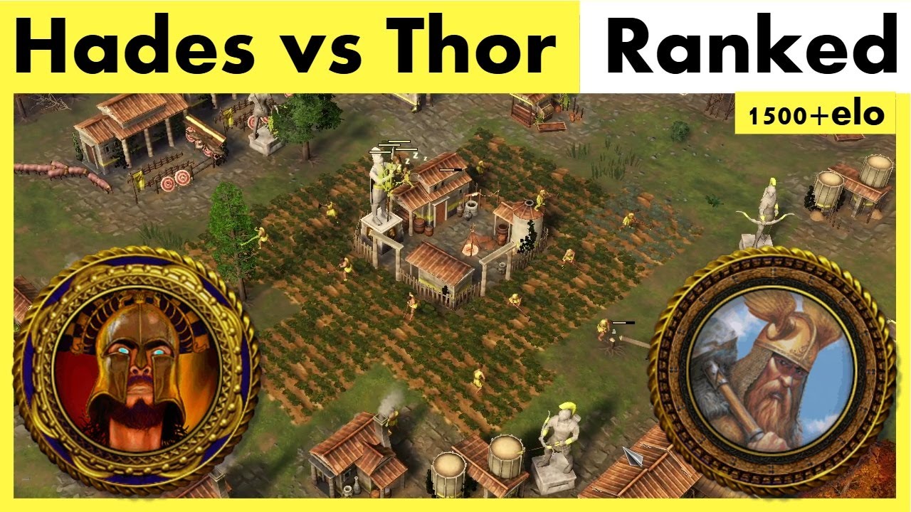 Hades vs Thor | 1v1 Ranked | Age of Mythology
