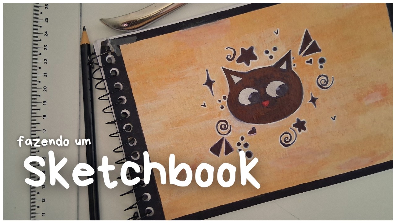 Fazendo um Sketchbook | Personalizando a capa