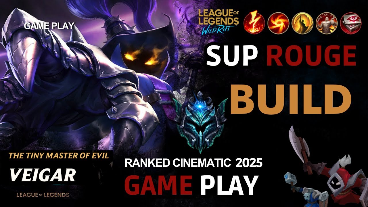 ROGUE VEIGAR SUPPORT CARRY! 🔥 Unstoppable Gameplay Dominates Ranked | Wild Rift 2025