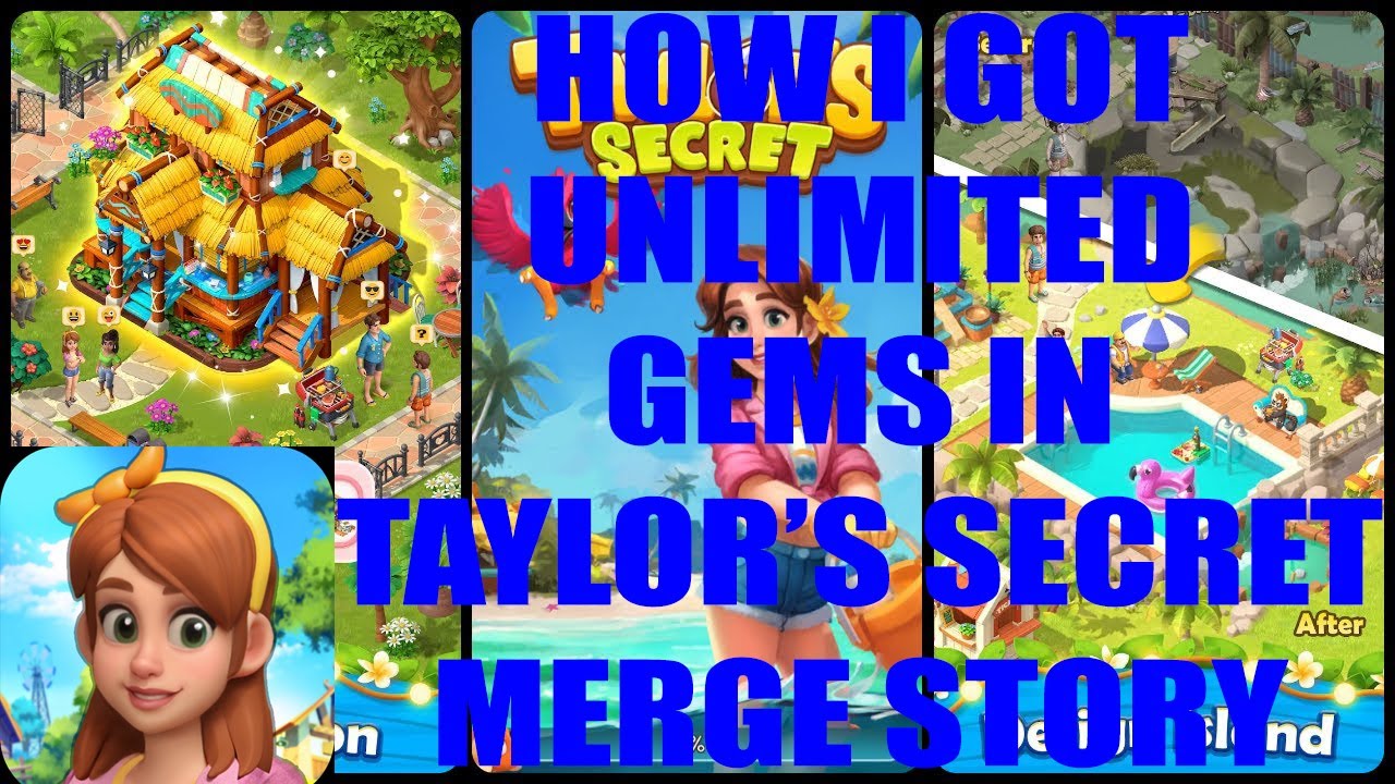 Taylor's Secret Merge Story Hack Unlimited Gems Cheat For Android & IOS