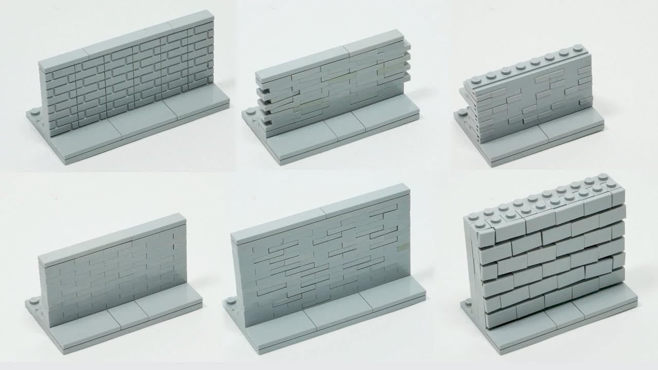 СОВЕТЫ/ИДЕИ LEGO — КИРПИЧНЫЕ СТЕНЫ