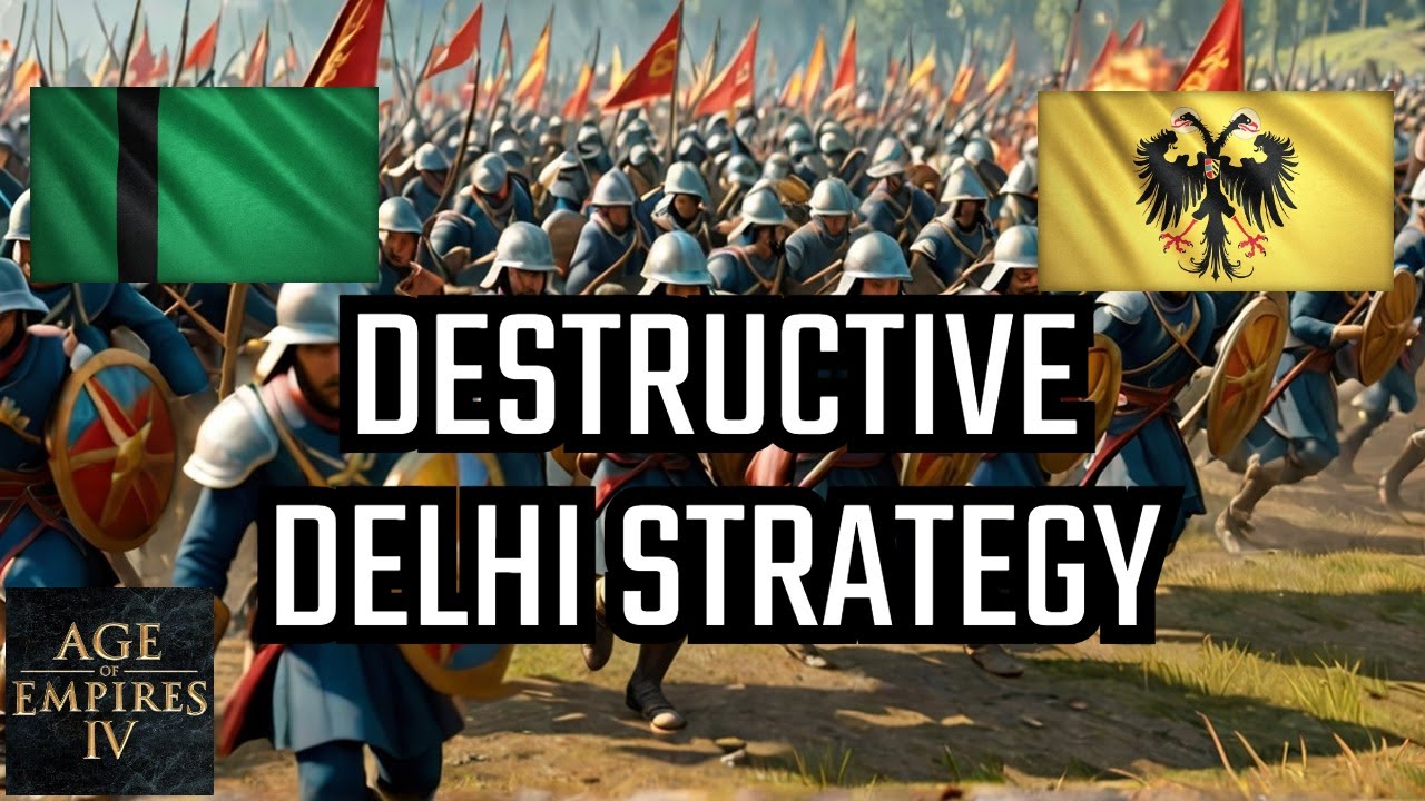 Delhi Army SUPPLY Strategy That DOMINATES AOE4