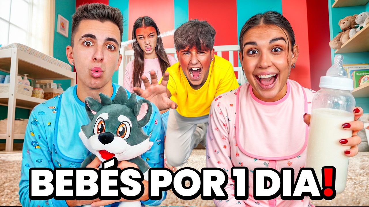 NOS CONVERTIMOS EN BEBÉS POR 1 DIA! 🍼👶🏻*nadie nos soporta!*