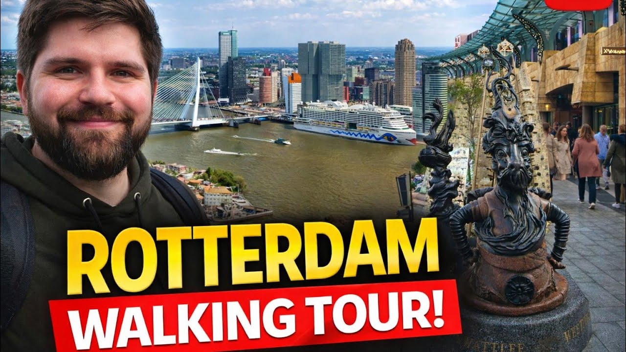 🇳🇱 Rotterdam Netherlands Citywalk @TravelwithHugoF
