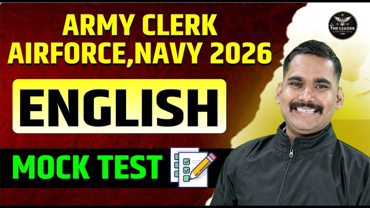Army Clerk /OA English Class | Complete Grammar & Practice for 2026 Exam BY SATYDEV SIR #armyclerk