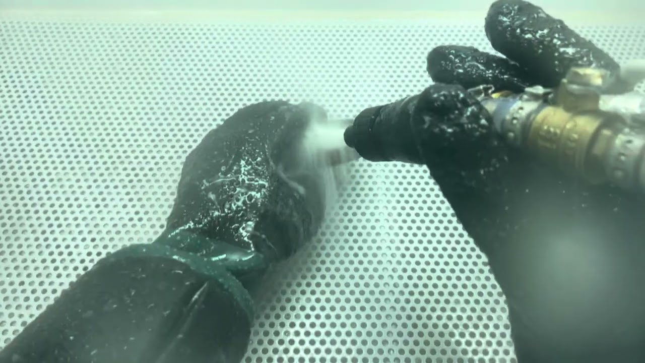 Aqua blasting