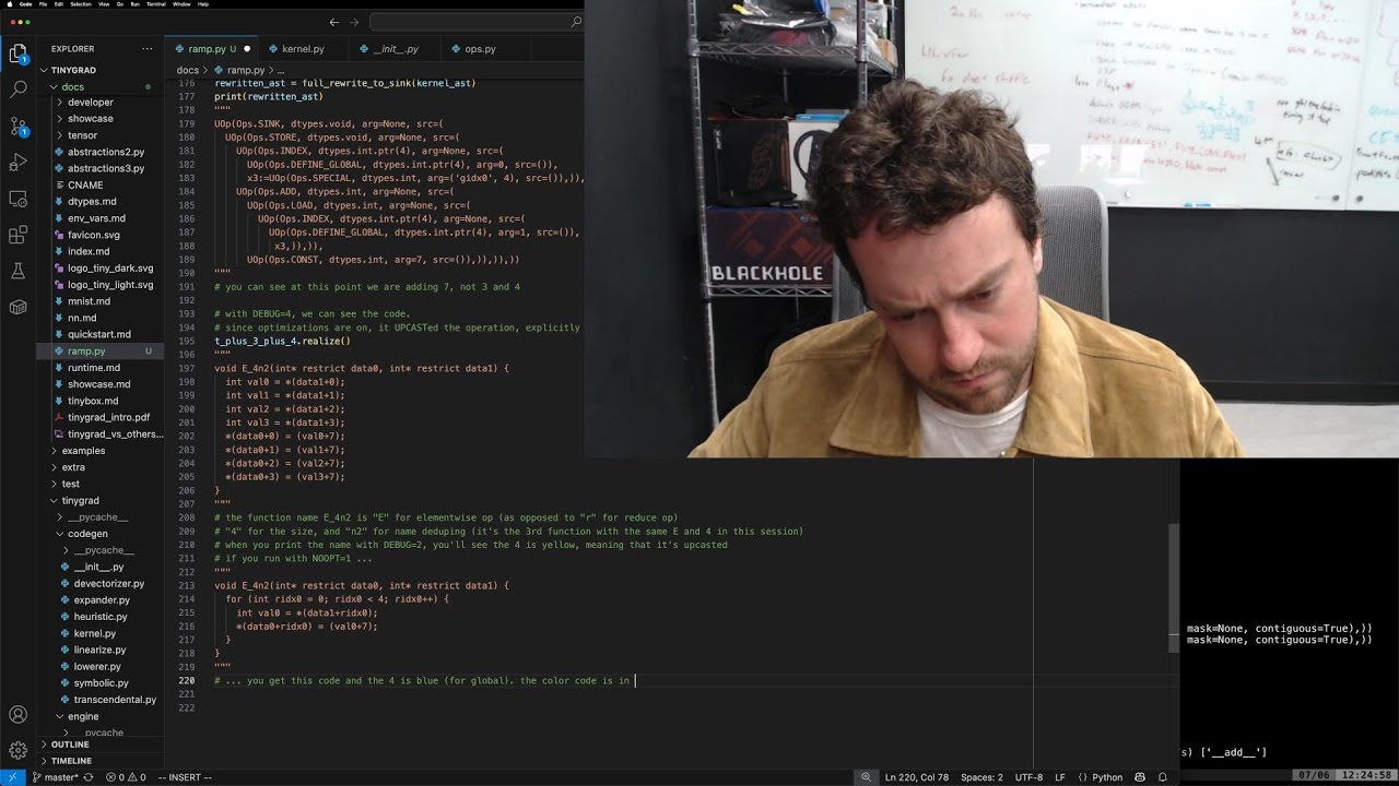George Hotz | Documentation | building a ramp for tinygrad (with empathy) | tinycorp.myshopify.com