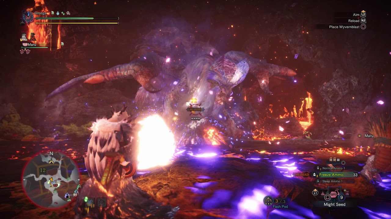 【MHW】 8★ Lunastra Solo Ice LBG 5:41