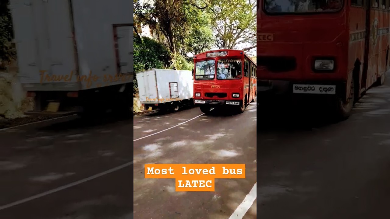Most loved Tata latec CTB bus | Red sltb bus Kandy south depot