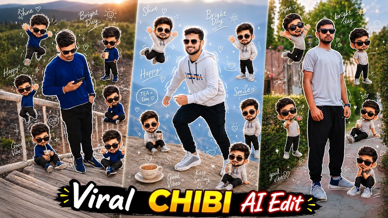 Trending Chibi Style Ai Photo Editing | Instagram Trending Photo Editing | Chatgpt Photo Editing