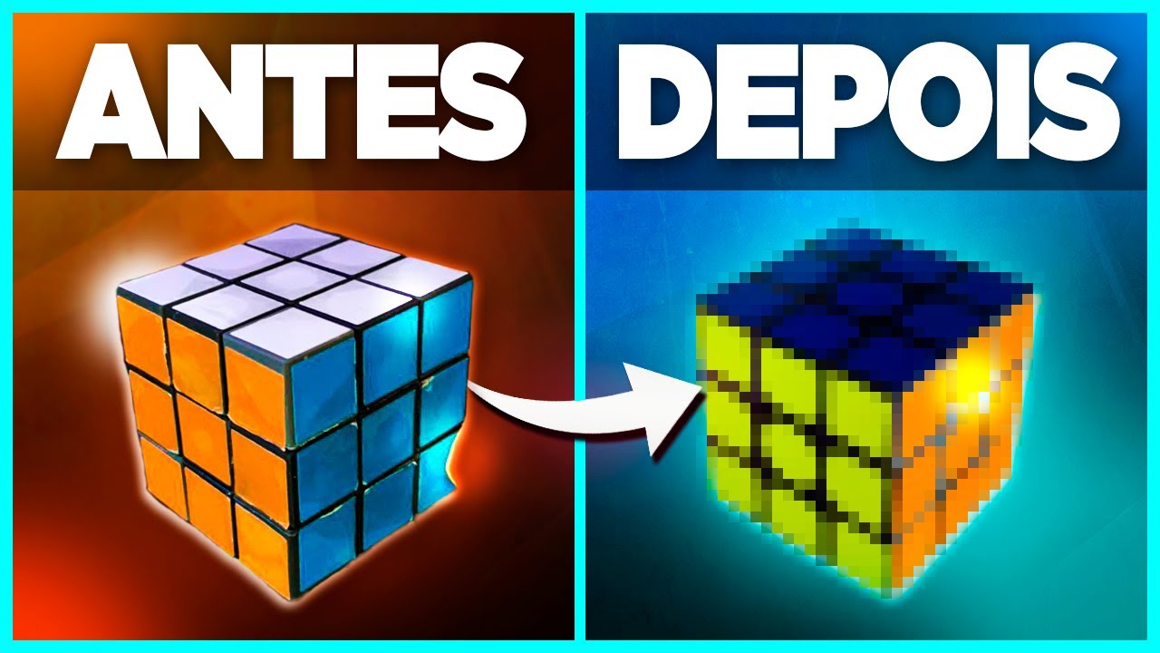 Como MELHORAR um CUBO MÁGICO DE R$ 1,99
