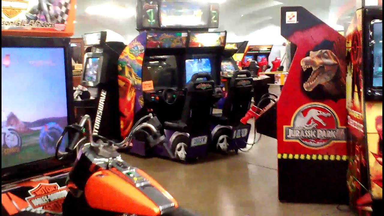 Arcade room at Cedar Point
