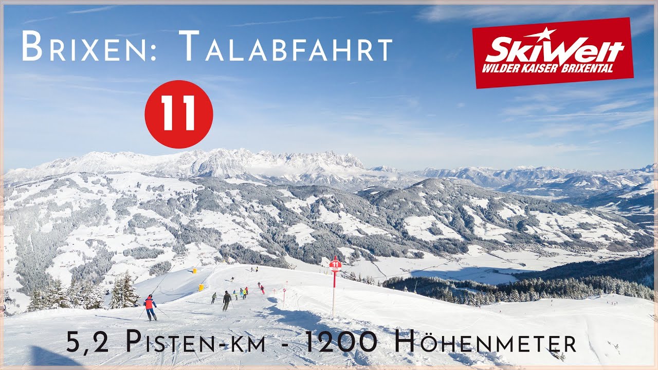 Talabfahrt 11 Kandleralm Brixen im Thale SkiWelt | planBvoyage