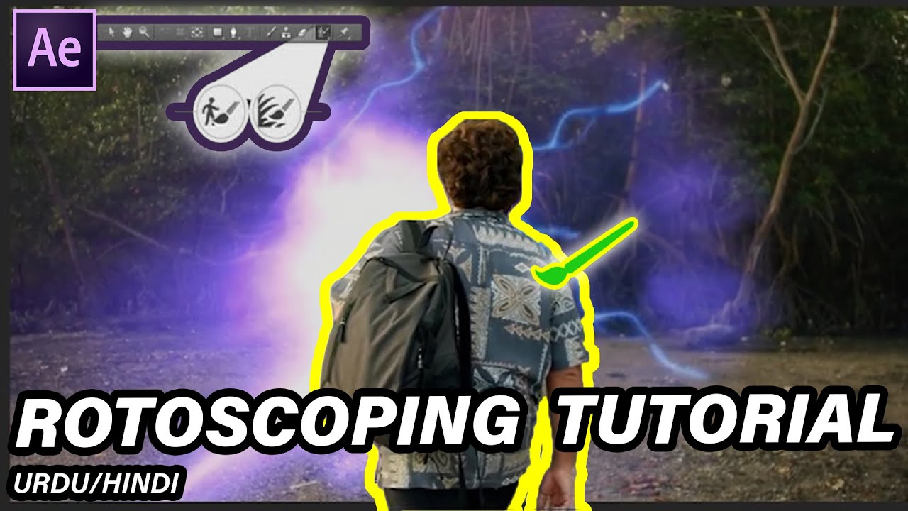 Rotoscoping Tutorial After effects- Urdu/Hindi