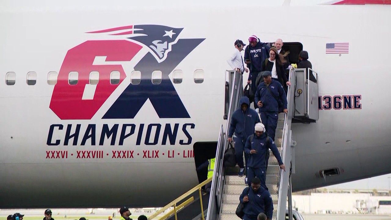 Patriots arrive in San Jose for Super Bowl 60