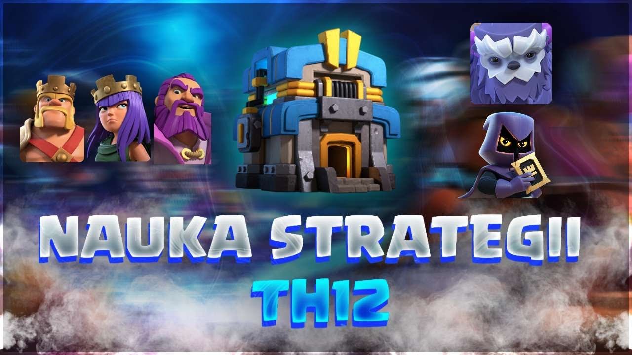 NAUKA STRATEGII DLA TH12 - QC HYBRID🐗💪🏿⚔️ | CLASH OF CLANS