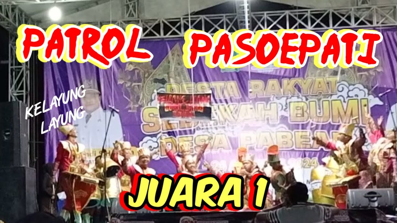 PASOEPATI PATROL JUARA 1 LOMBA PIALA BUPATI DI PABEAN SIDOARJO 2024