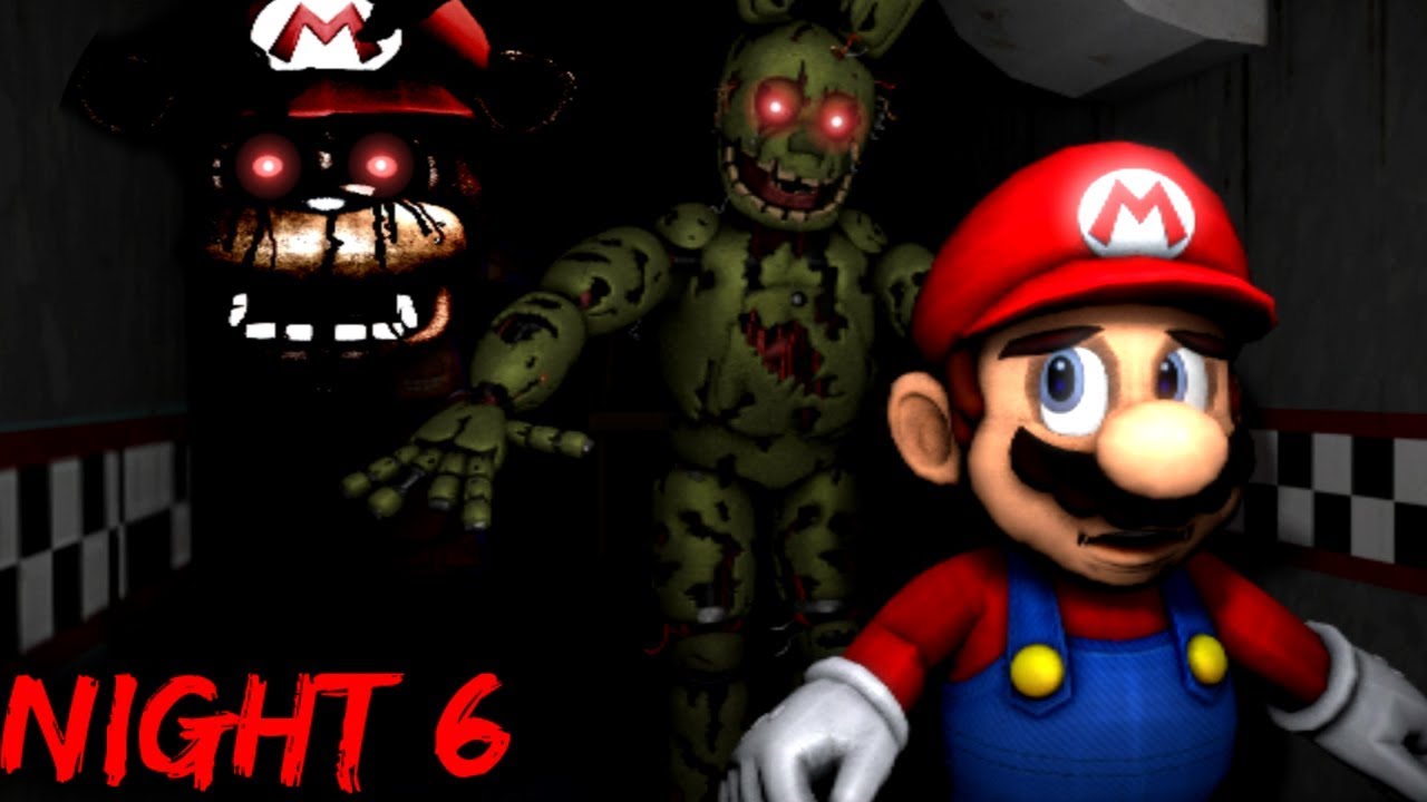 THE NIGHTMARE IS NOT OVER. || Mario In Animatronic Horror - NIGHT 6 [Super Mario x FNAF Horror Game]