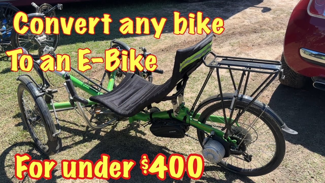 Low cost DIY E-Bike conversion.