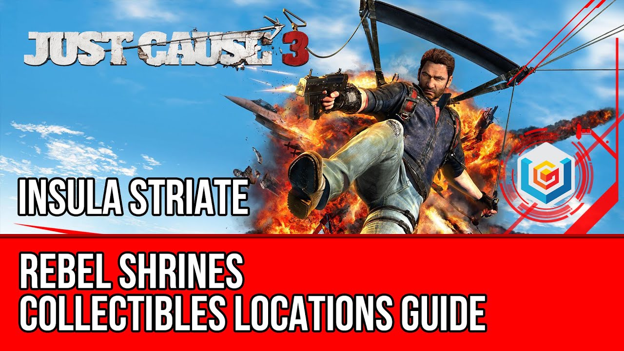 Just Cause 3 - All Rebel Shrines Collectibles Locations - Insula Striate (Remember the Fallen)