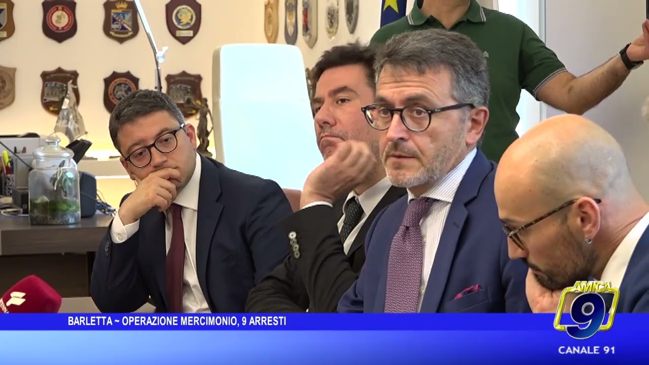 Barletta - Operazione Mercimonio, 9 arresti
