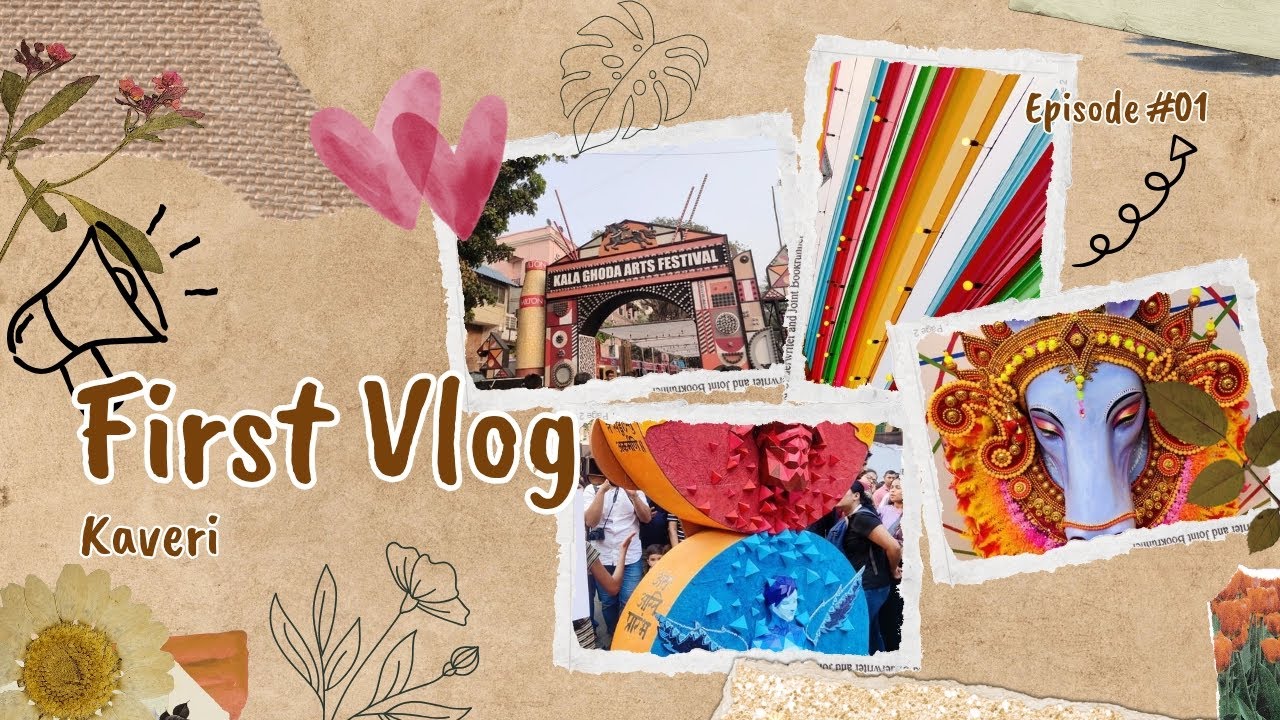 First Vlog #kalaghodaartfestival #kalaghoda #mumbai #firstvlog #firstvideo #first 