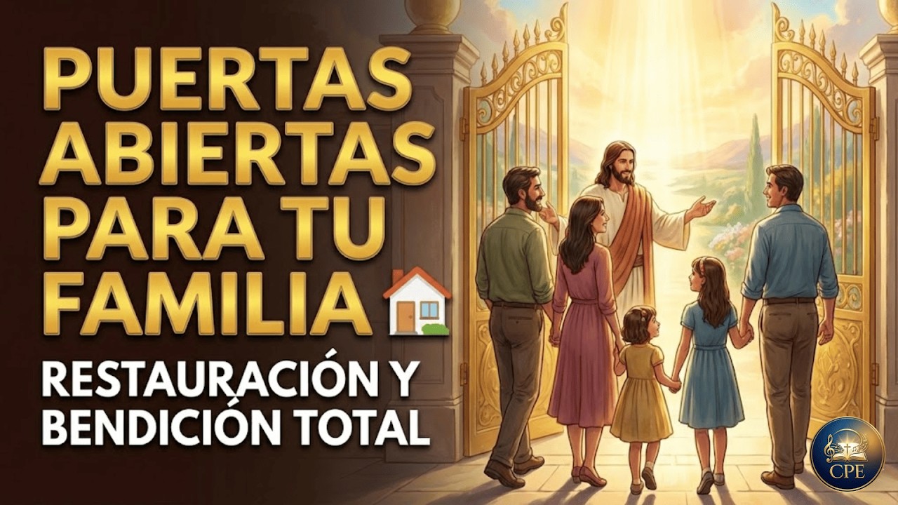 PUERTAS ABIERTAS PARA TU FAMILIA 🏠 RESTAURACIÓN Y BENDICIÓN TOTAL | Canciones de la Palabra Eterna