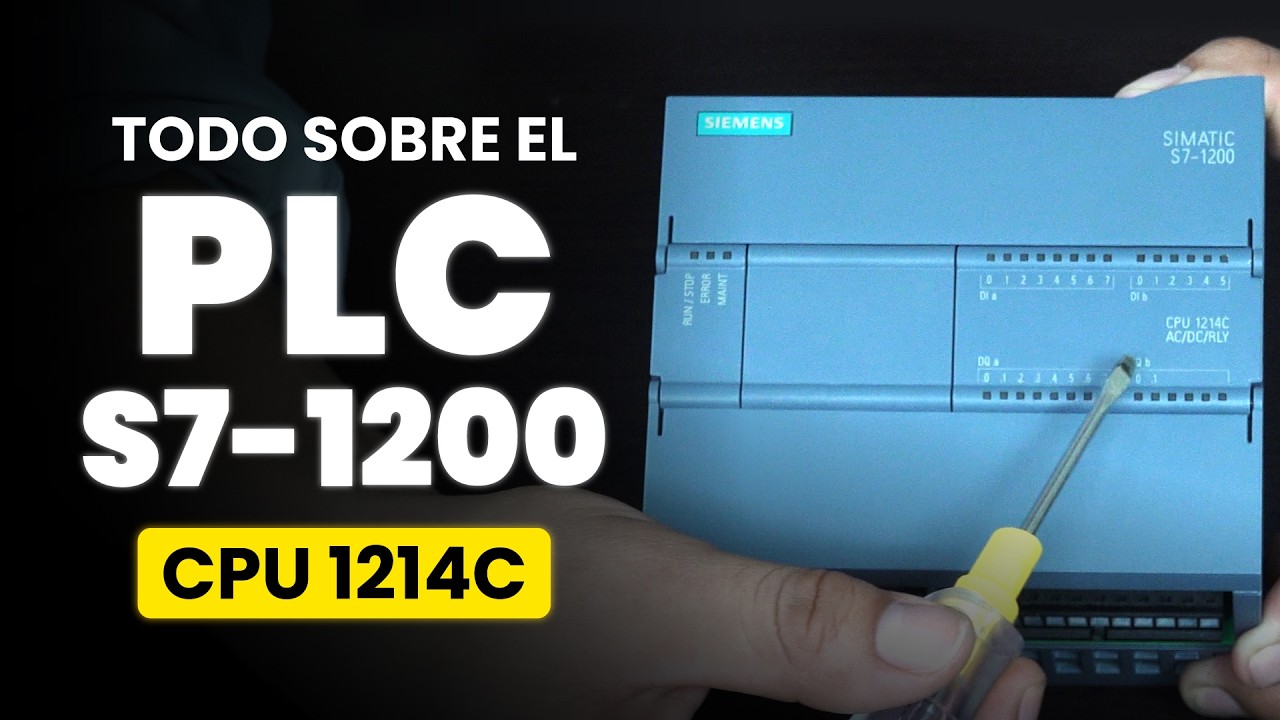 PLC S7-1200 desde CERO: Partes, entradas y salidas EXPLICADAS