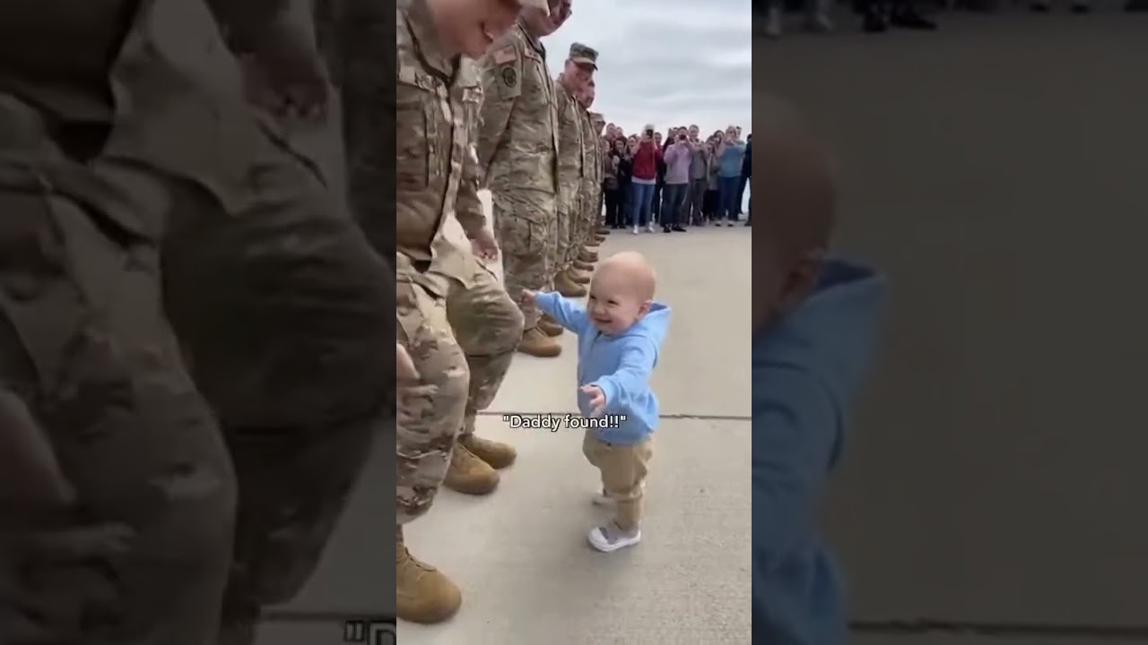 Он трогал каждую ногу, говоря &laquo;Нет&raquo;, пока не нашёл его! 🇺🇸👶