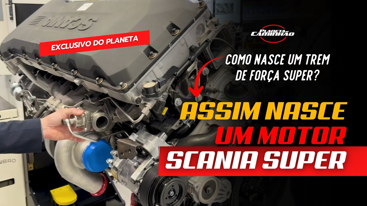 CORAÇÃO SUPER: Veja TODOS os DETALHES de como nasce o motor Scania Super, o mais inovador da marca