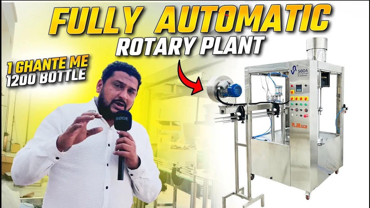 SODA BOTTLING PLANT 🍾| FULLY AUTOMATIC SODA BOTTLING PLANT🥤| AUTOMATIC ROTTRY SODA BOTTLING PLANT
