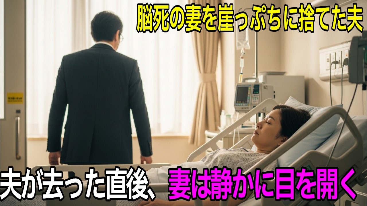 【朗読】断崖絶壁の古い療養所に捨てられた脳死の妻。夫が背を向けた瞬間、彼女は静かに眼光を放った…「地獄へ落ちるのは、あなたよ」