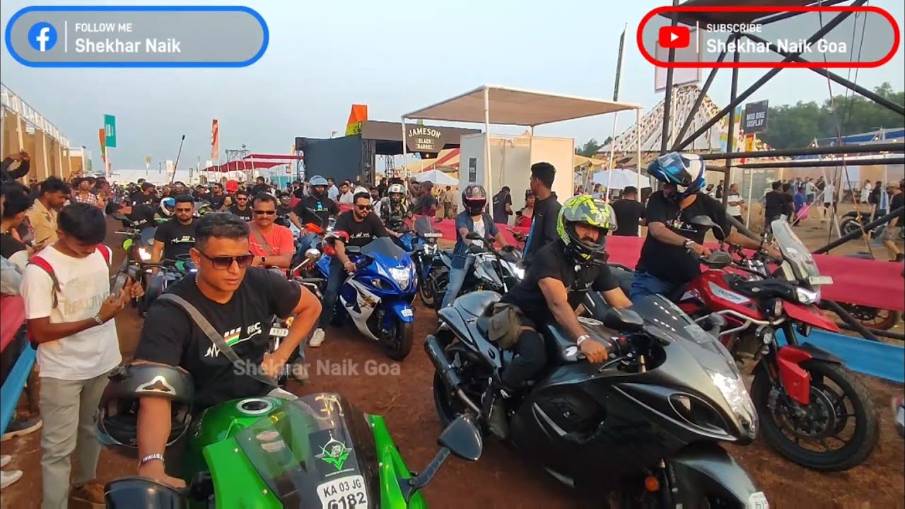 India Bike Week 2022 | Day 1 | Goa Vagator