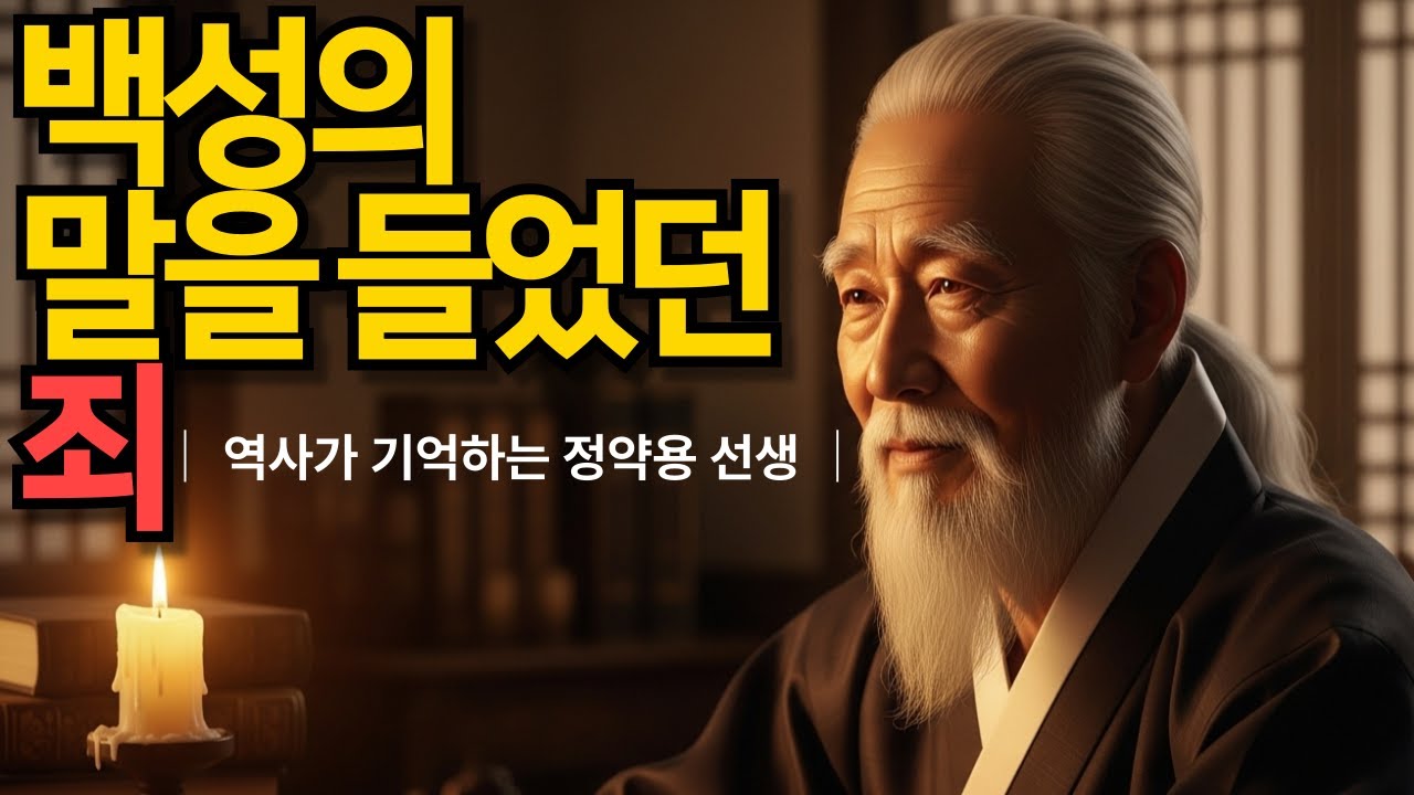 다산 정약용 - 백성을 사랑한 조선의 선비 | 18년 유배에서 쓴 500권의 책 [감동 실화]