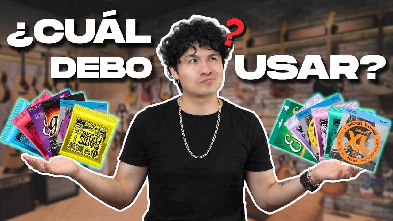 ¿Qué CALIBRE DE CUERDAS debo usar?